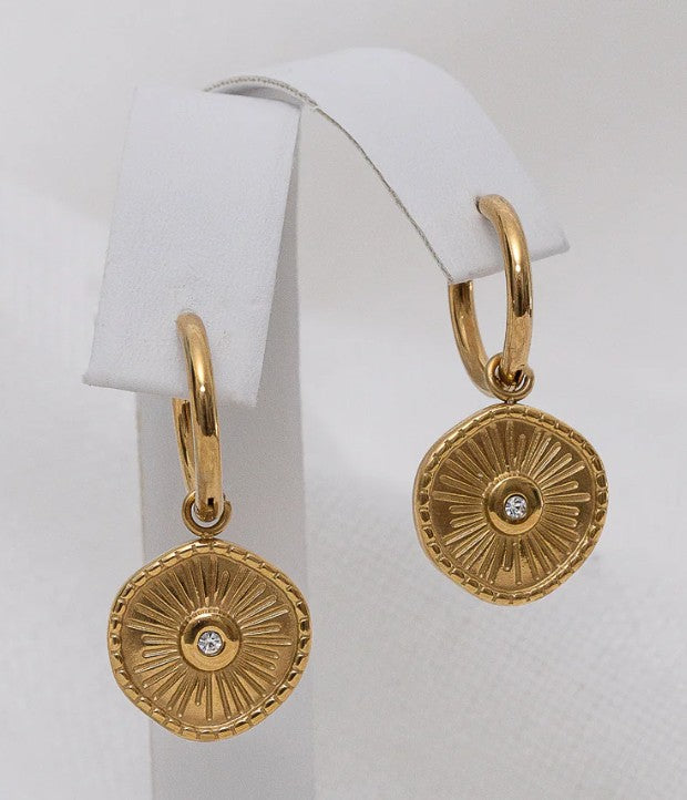 Boucles d'oreilles Les convoitées - or