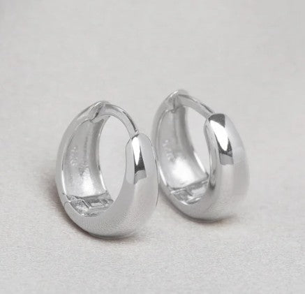 Boucles d'oreilles Les enveloppantes - argent
