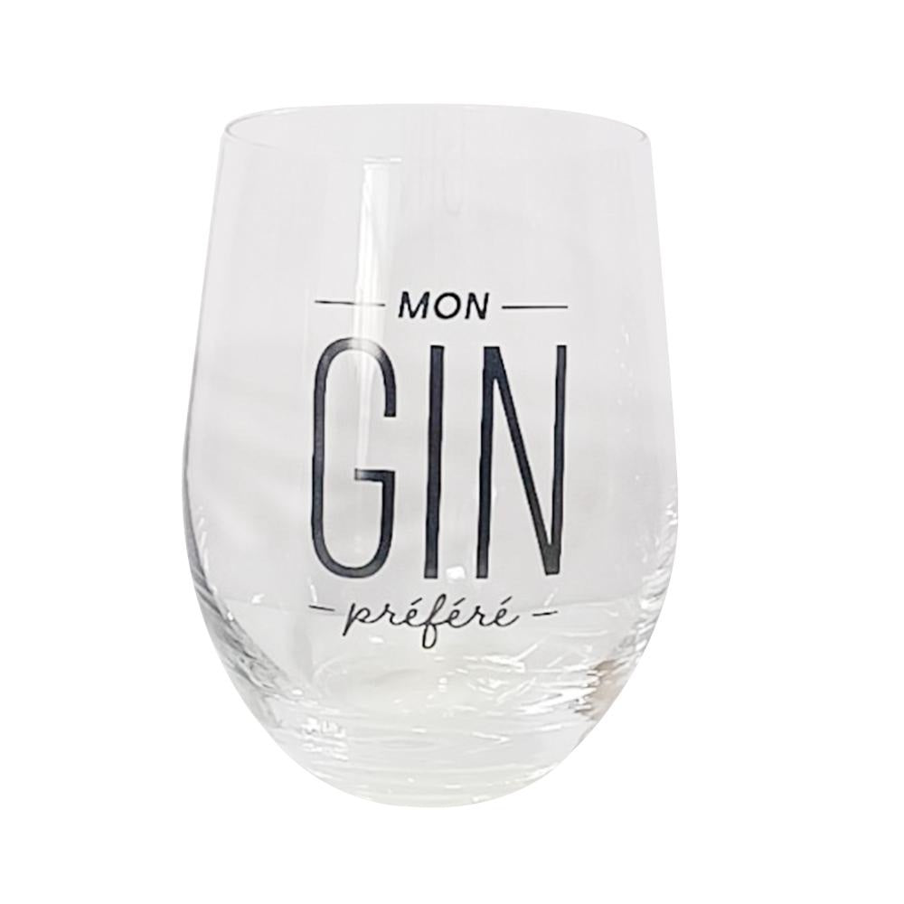 Verre à vin 550 ml - Mon gin préféré