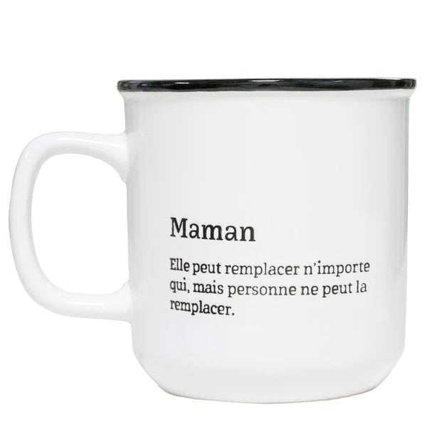 Tasse à café 400 ml -  Maman, personne ne peut la remplacer