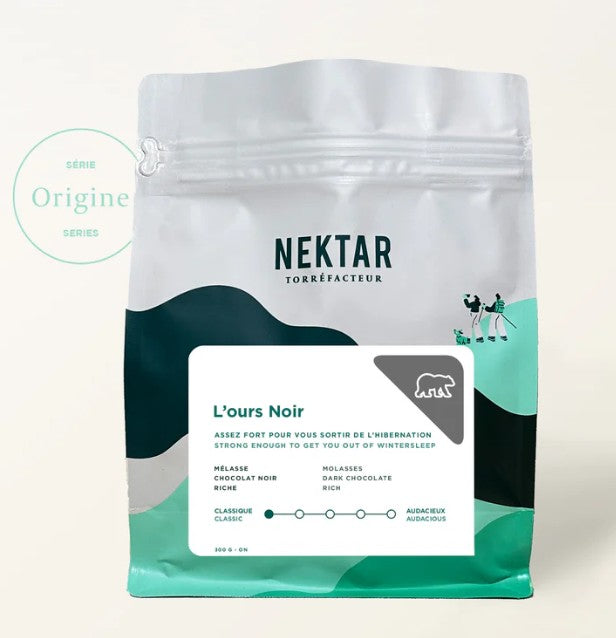 Café spécialisé L'ours Noir 300 g Nektar Torréfacteur