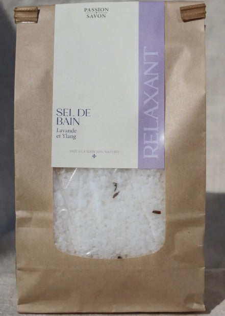 Sel de bain 1 kg lavande et ylang-ylang