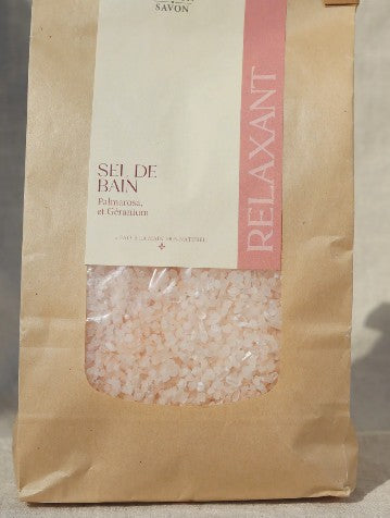 Sel de bain 1 kg palmarosa et géranium