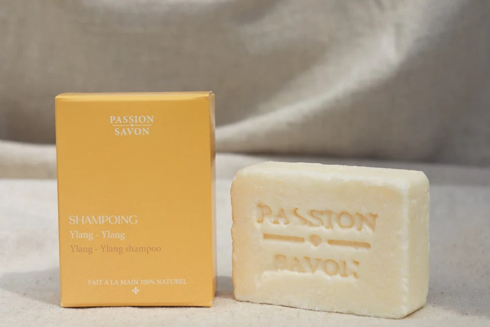 Shampoing solide en barre 90 g ylang-ylang