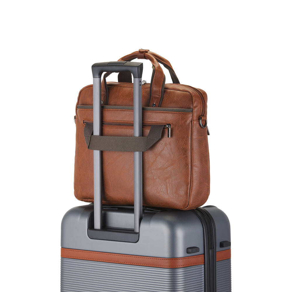 Porte-document Valentino cognac 16,25 po x 4 po x 13,5 po Bugatti