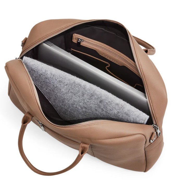 Porte-document Pure taupe 17 po x 12 po 3 po Bugatti