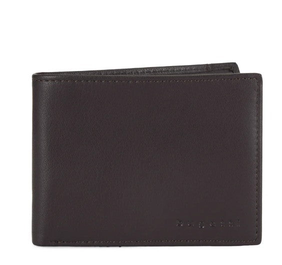 Portefeuille Zakary 4,5 po x 3,5 po x 0,75 po RFID en cuir véritable Bugatti