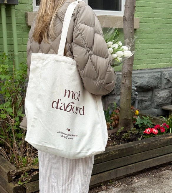 Sac fourre-tout Moi d'abord 40 cm x 40 cm