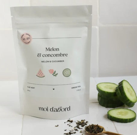 Thé vert melon et concombre 50 g Moi d'abord