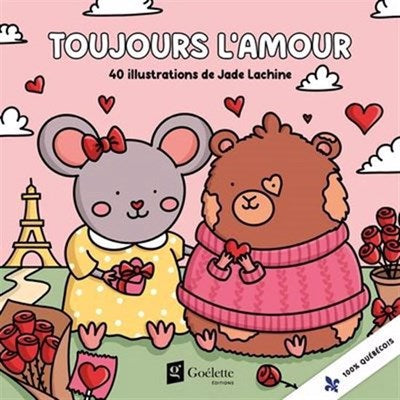 Livre à colorier Jade Lachine - Toujours l'amour 40 pages