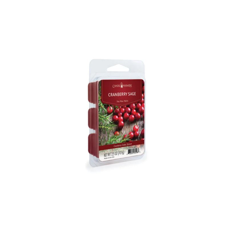 Cube de cire parfumé 2,5 oz sauce aux canneberges (paquet de 6 cubes)