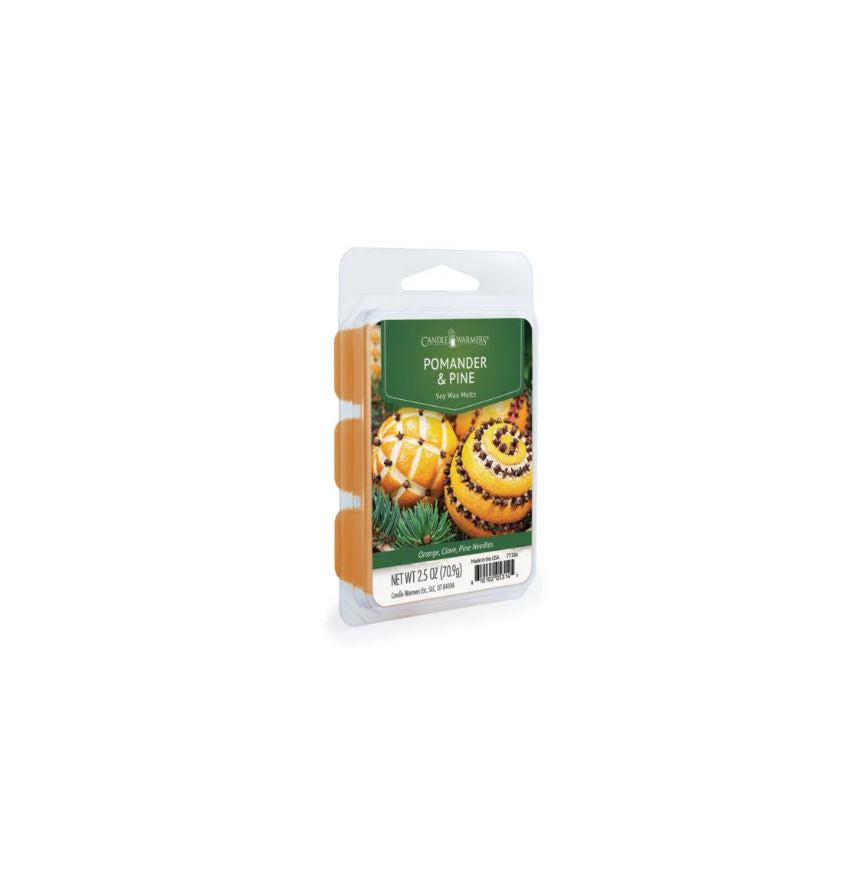 Cube de cire parfumé 2,5 oz pomme d'ambre et pin (paquet de 6 cubes)