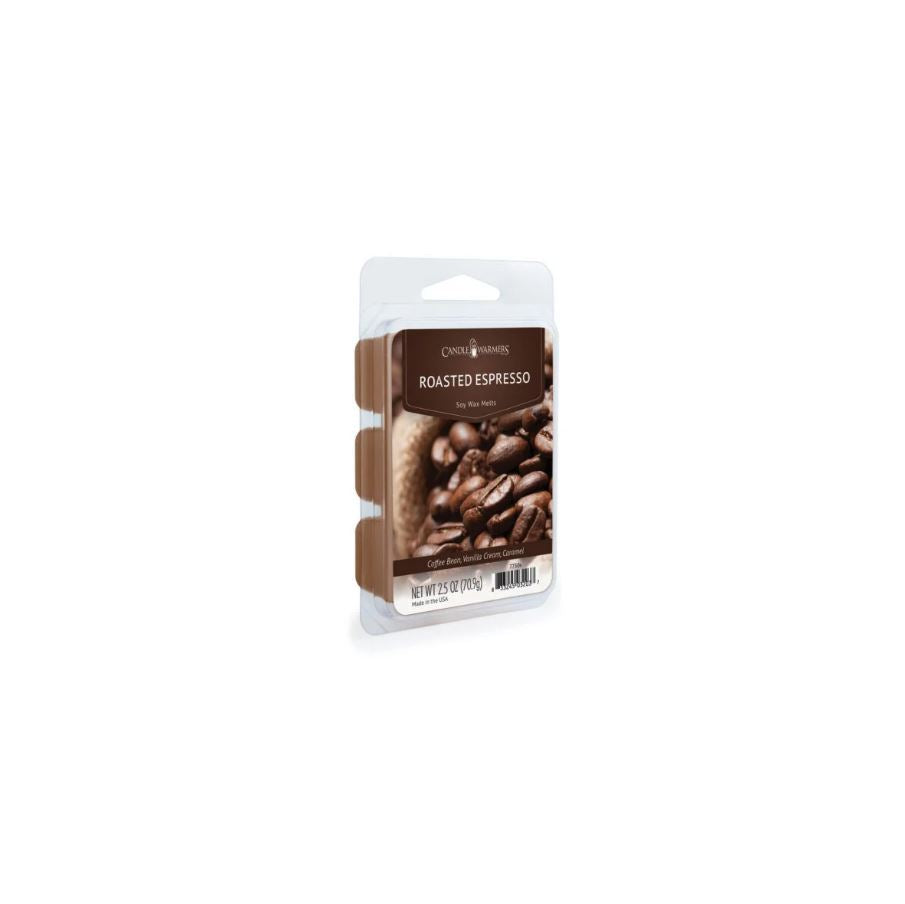 Cube de cire parfumé 2,5 oz espresso torrifié (paquet de 6 cubes)