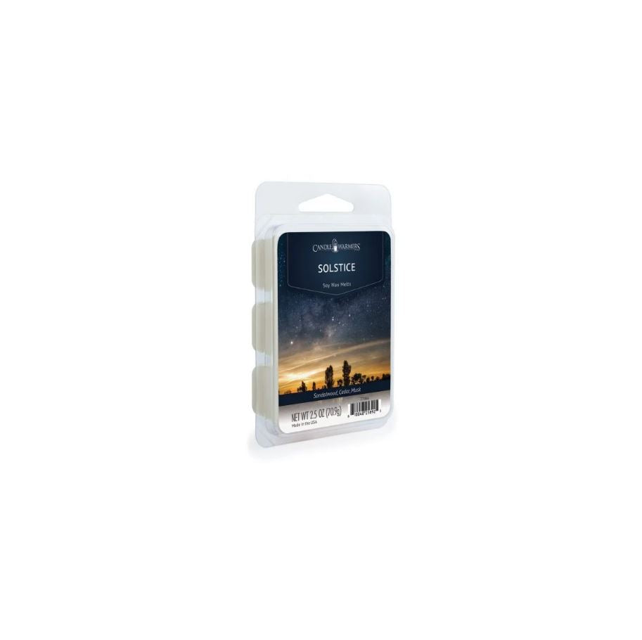 Cube de cire parfumé 2,5 oz solstice (paquet de 6 cubes)