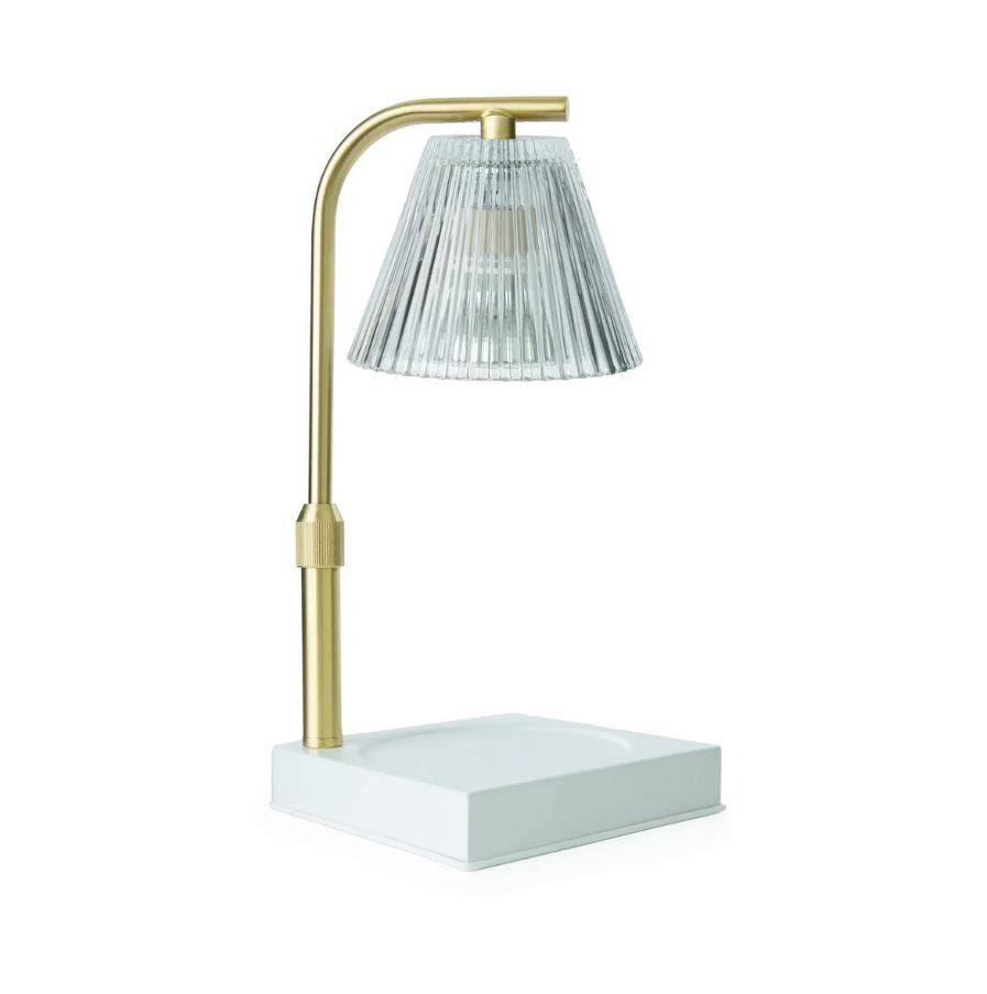 Lampe chauffe-bougie luna or