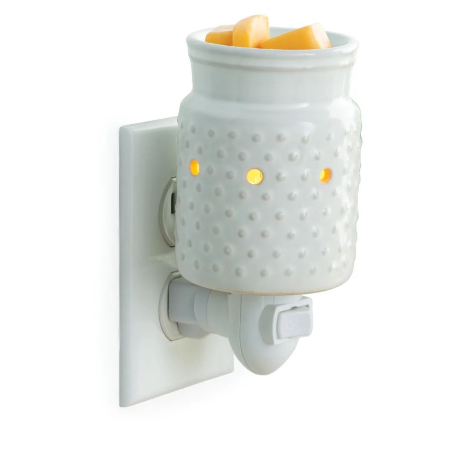 Chauffe-cire de prise murale clous blancs