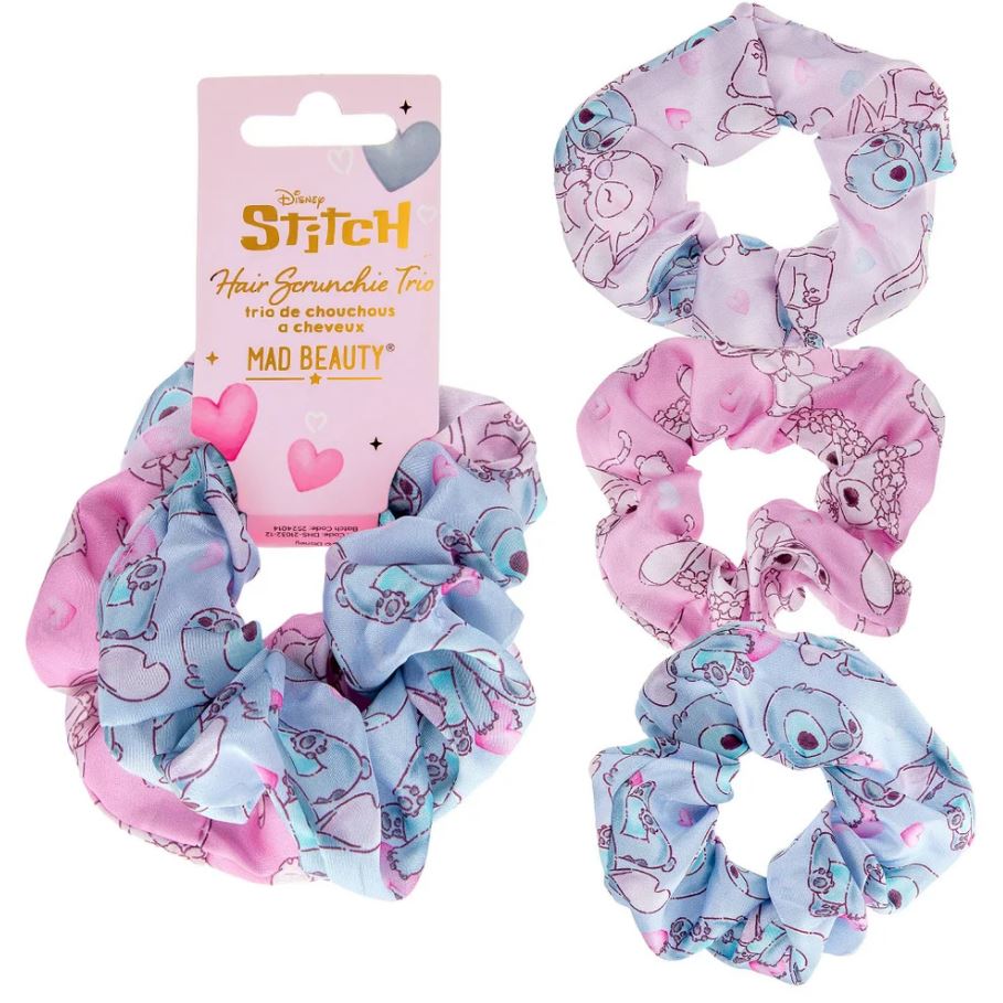 Élastiques crunch (chouchou) Stitch (paquet de 3)