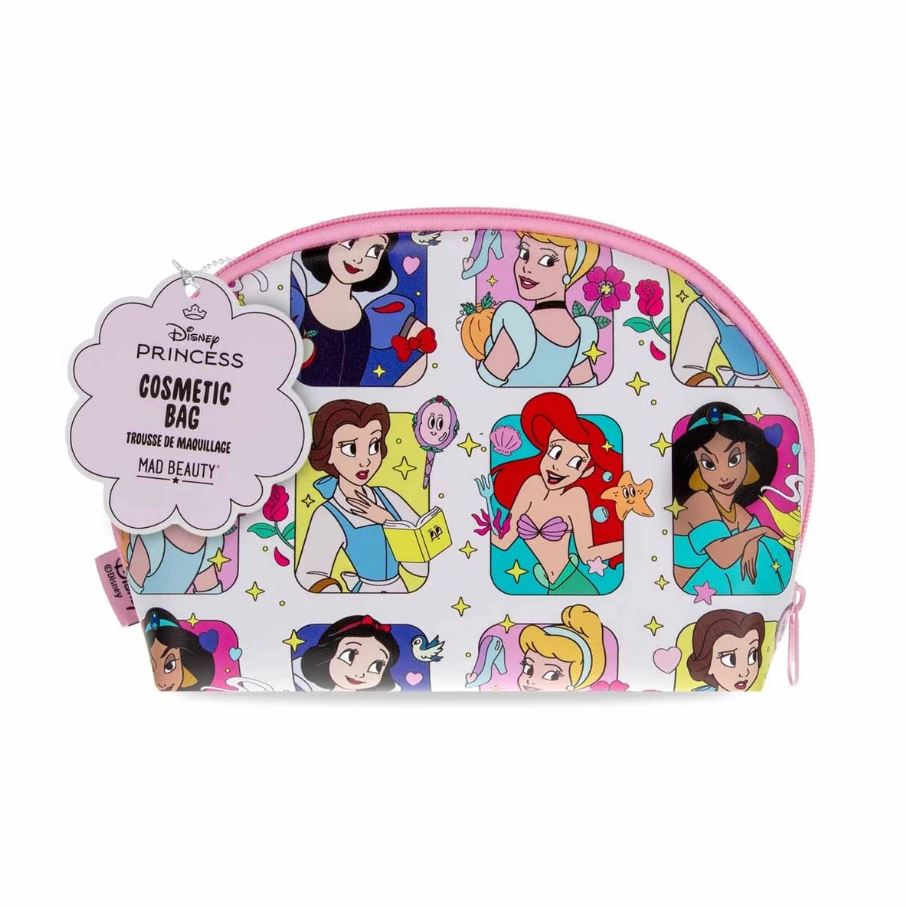 Trousse à cosmétique 2,8 po x 5 po x 5 po rose Princesses Disney