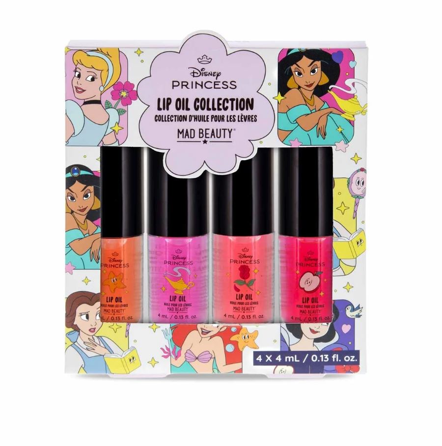 Huile à lèvres 4 ml Princesses Disney (paquet de 4)