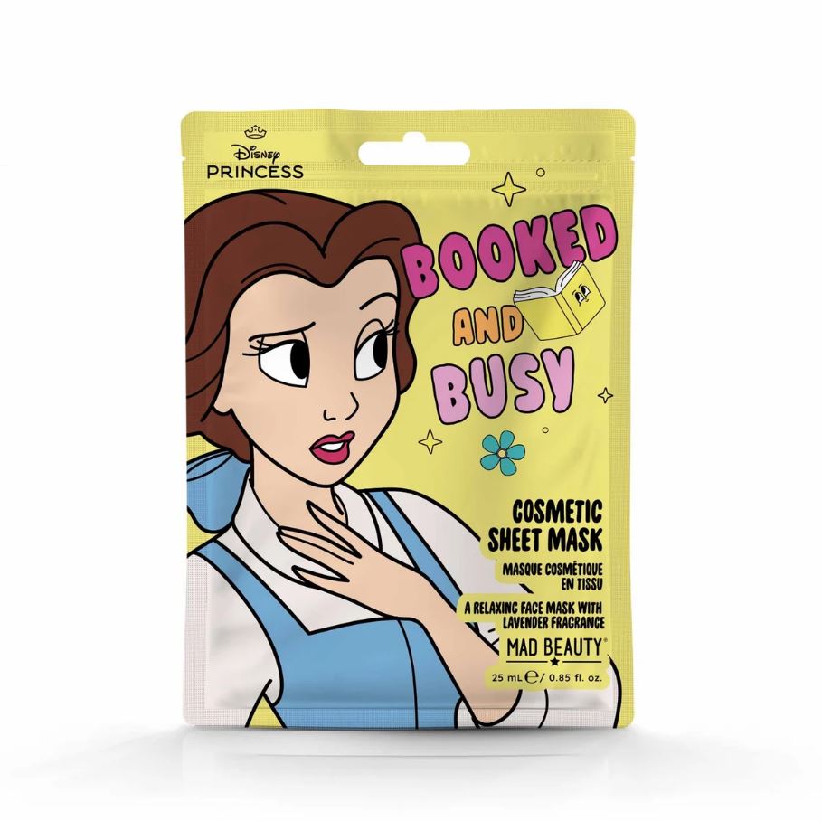 Masque pour le visage en feuille Belle princesse Disney