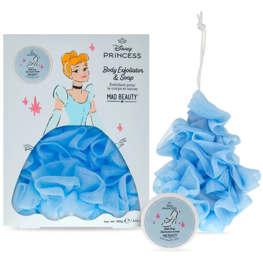 Éponge pour le corps et savon Cendrillon princesse Disney