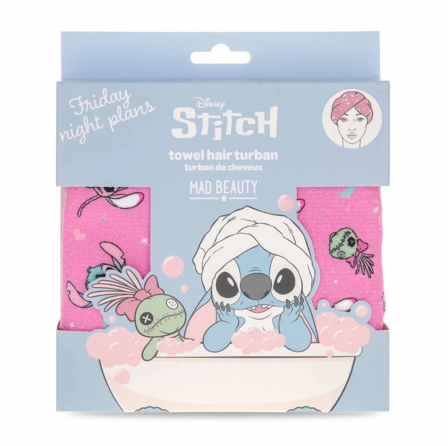 Serviette absorbante (turban) 7,2 po x 7,2 po pour cheveux Stitch
