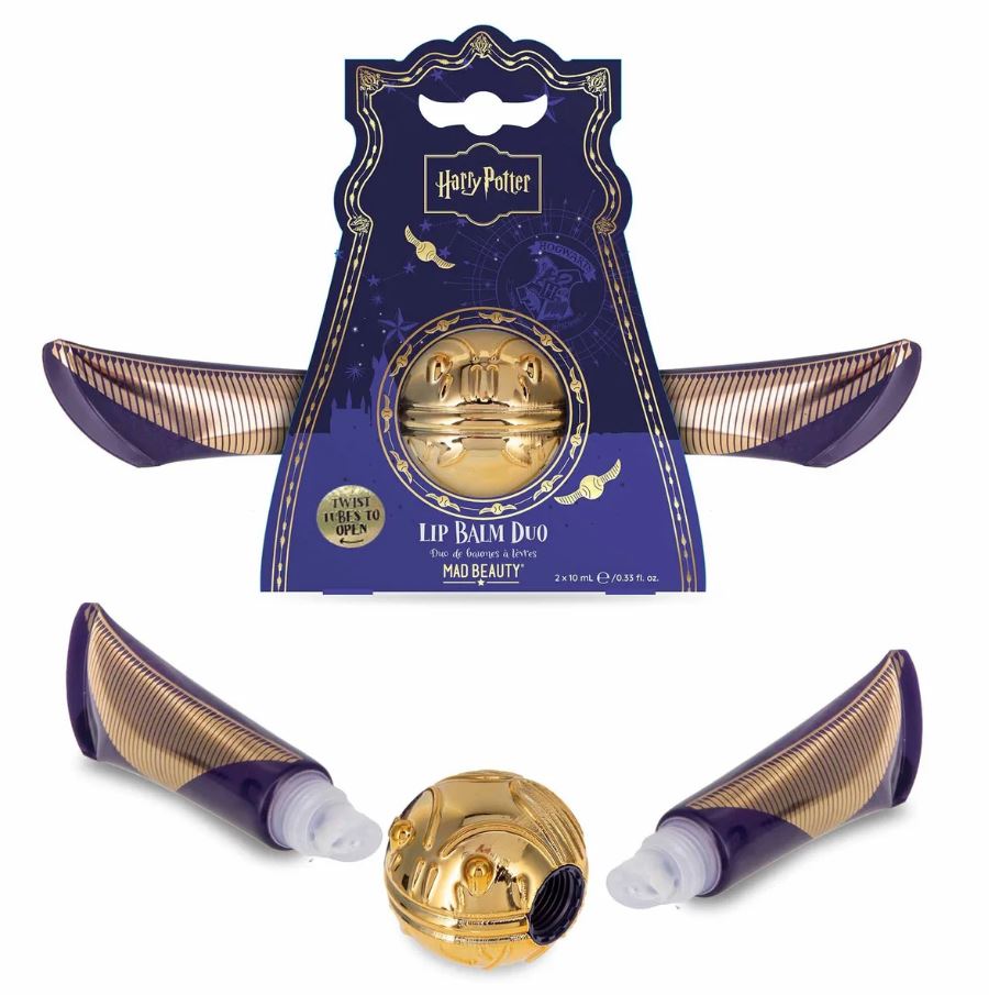 Baume à lèvres en forme de vif d'or Harry Potter