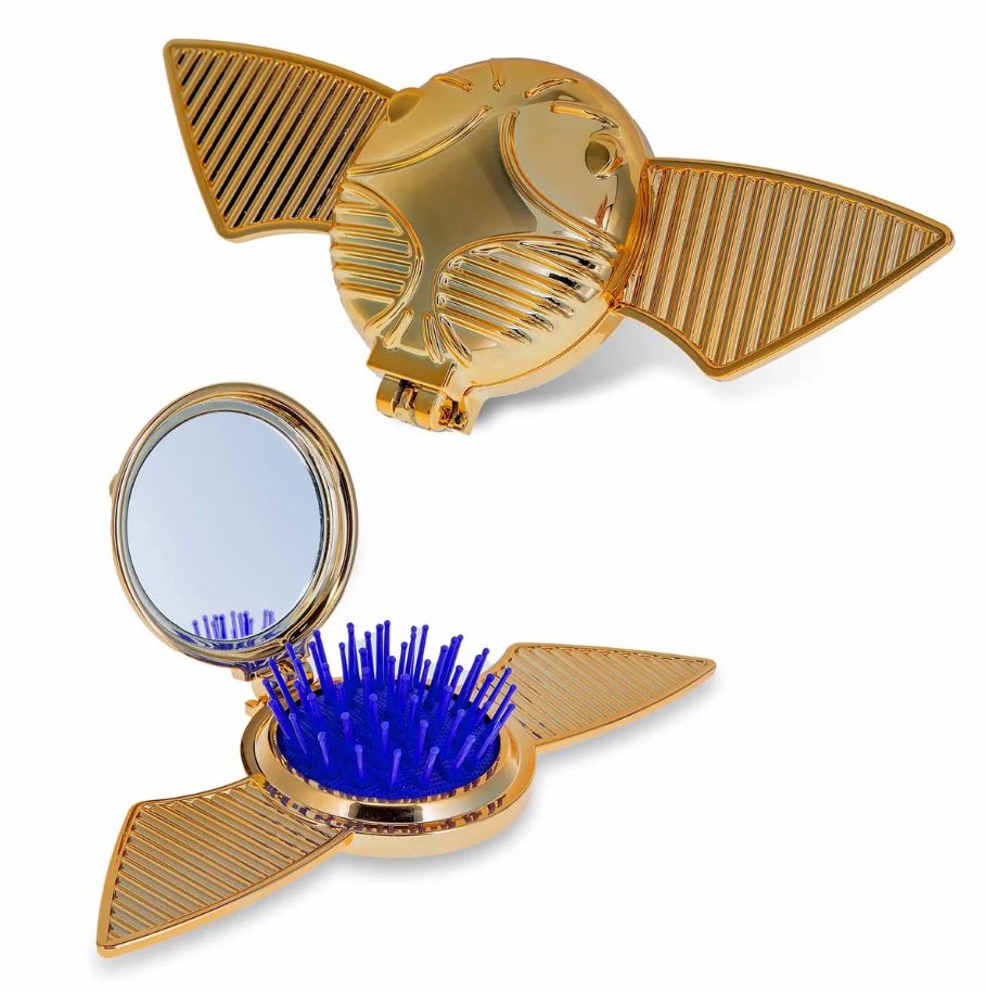 Brosse à cheveux compacte vif d'or Harry Potter