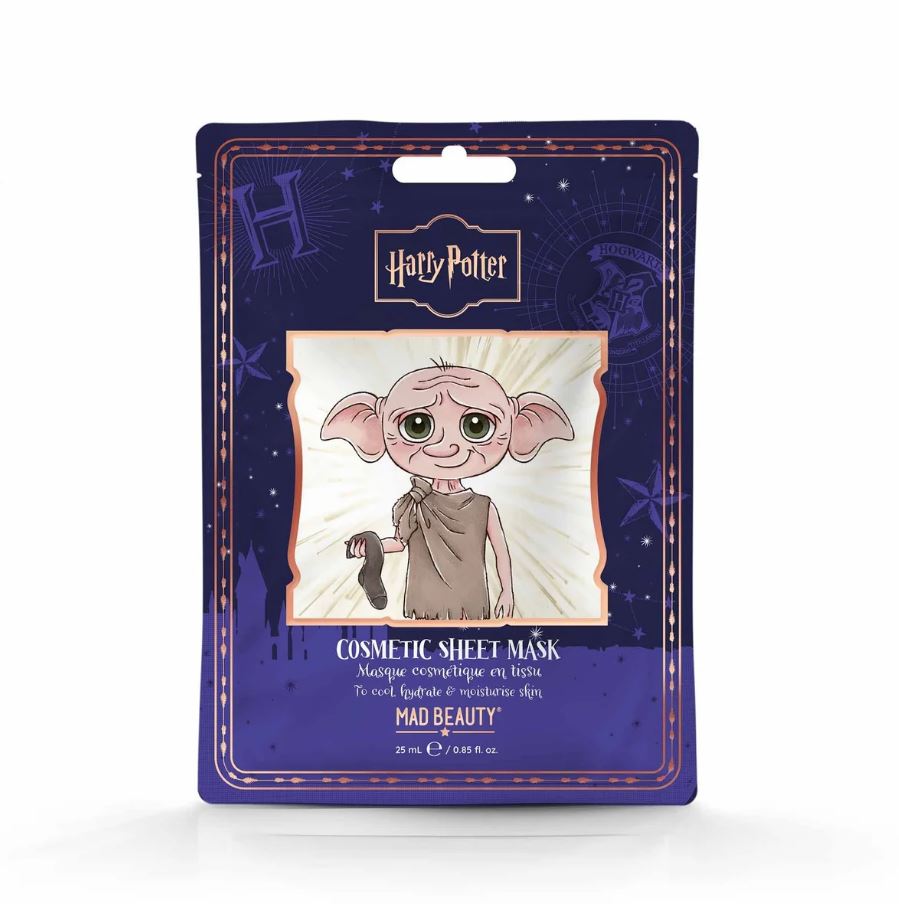 Masque pour le visage en feuille Dobby personnage d'Harry Potter