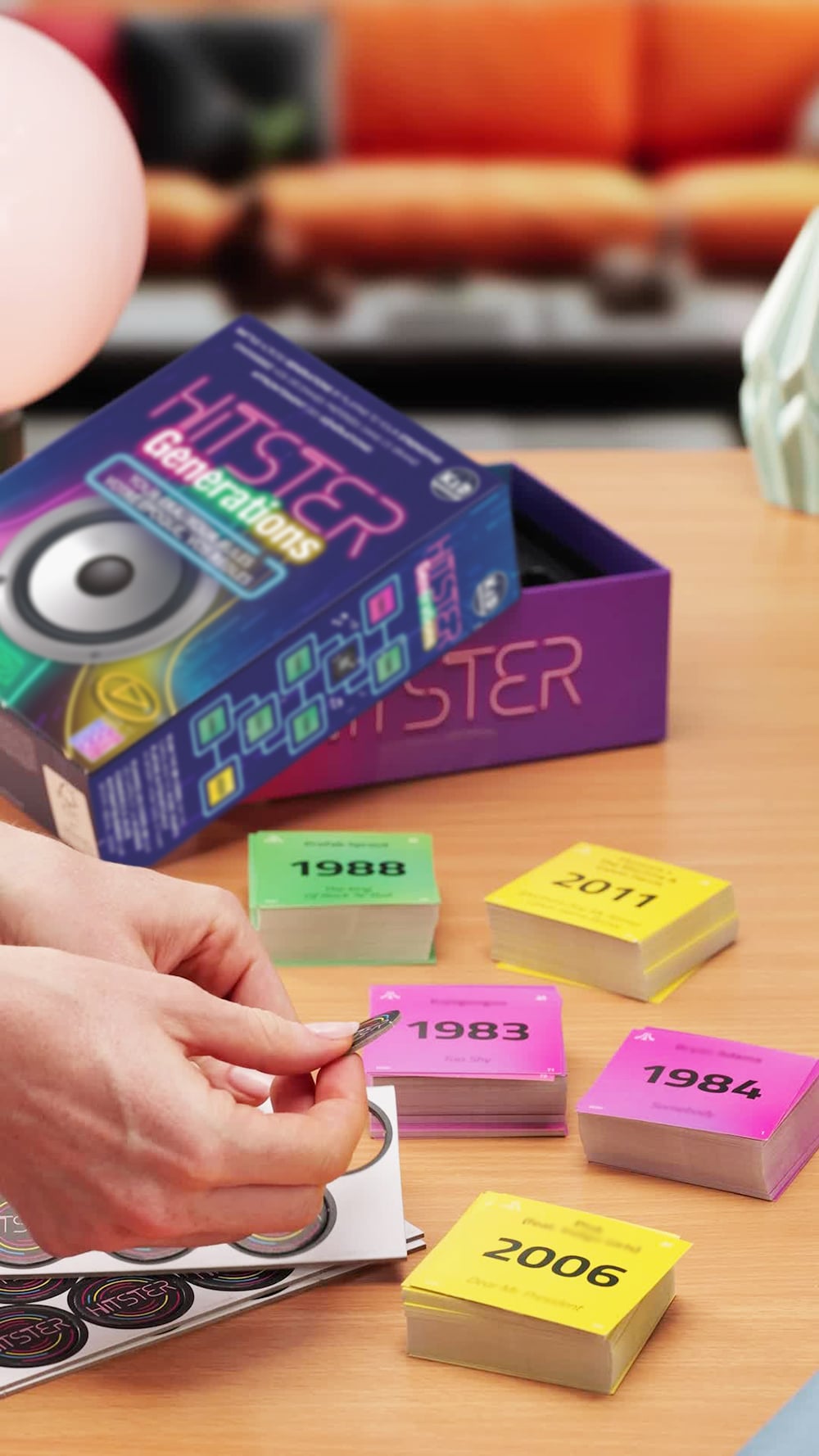 Jeu Hitster Bataille des générations (16 ans et plus, 2 à 20 joueurs)