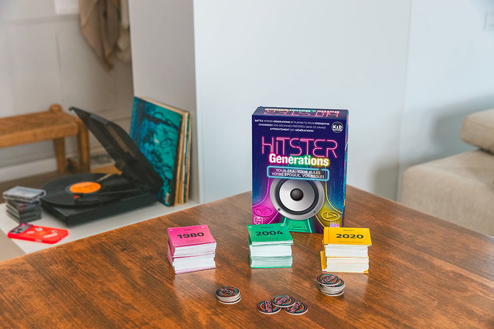 Jeu Hitster Bataille des générations (16 ans et plus, 2 à 20 joueurs)