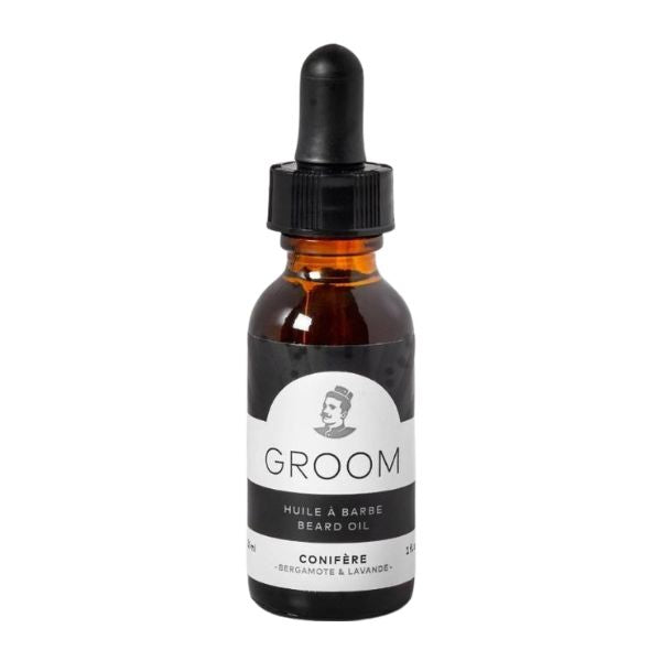 Huile à barabe 30 ml Groom conifère - bergamote et lavande