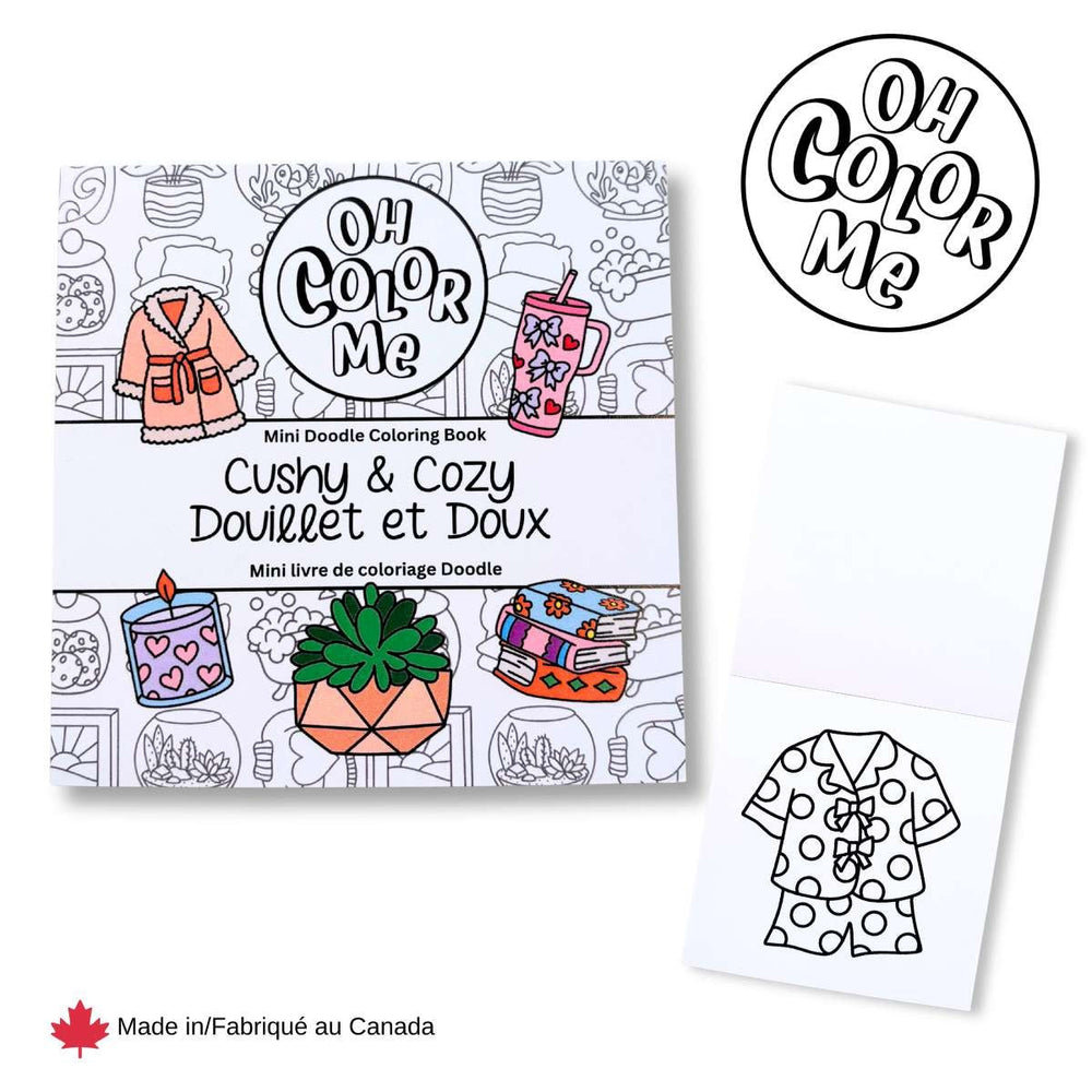 Livre à colorier 4 po x 4 po Oh Color Me - Douillet et doux 50 pages