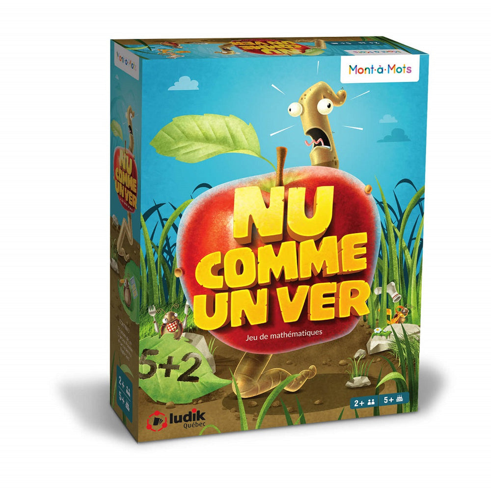 Jeu Mont-à-mots nu comme une ver (5 ans et plus, 2 joueurs)