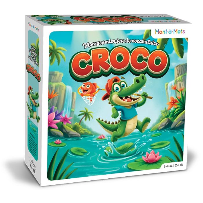 Jeu Mont-à-mots Croco (3 ans et plus, 1 à 4 joueurs)