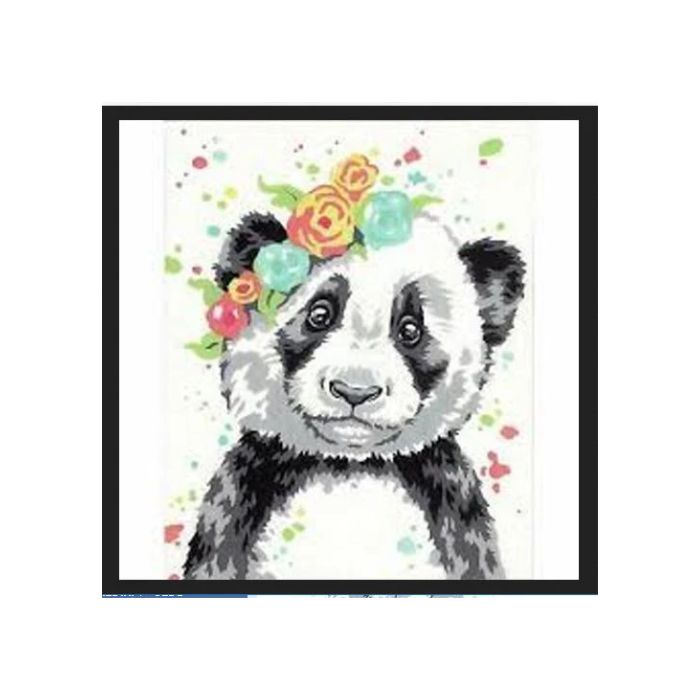 Peinture à numéros 8 po x 10 po panda