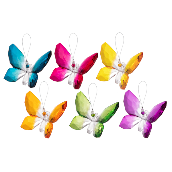 Attrape-soleil papillon en acrylique 13 cm