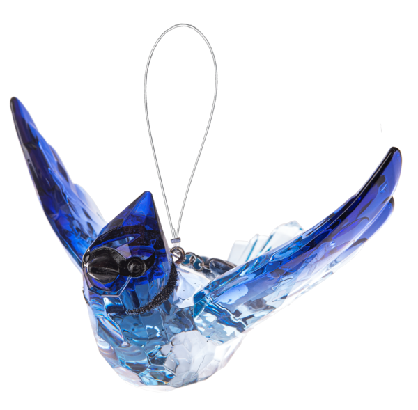 Attrape-soleil oiseau bleu en acrylique 13 cm