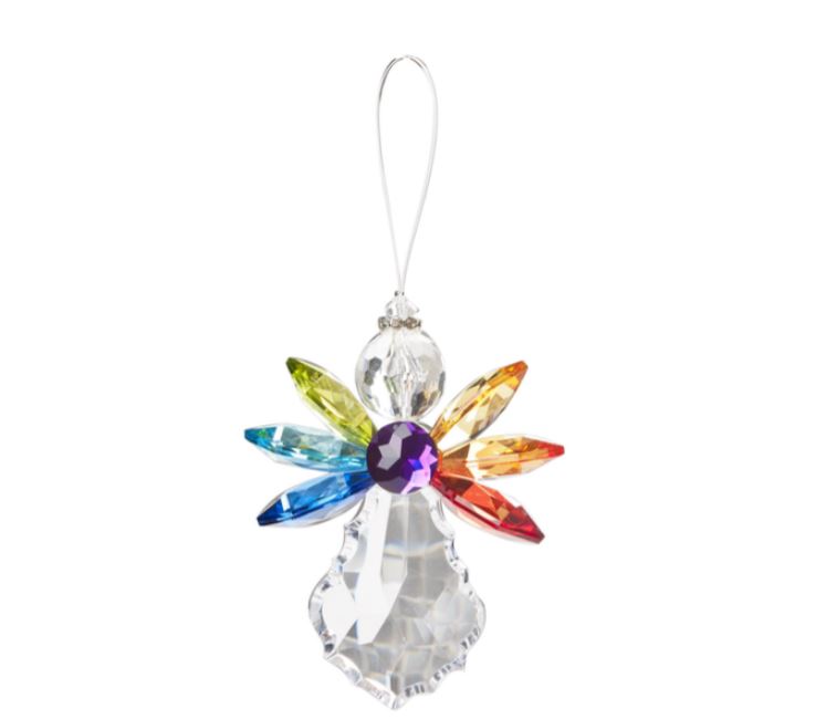 Attrape-soleil ange arc-en-ciel 4,5 po