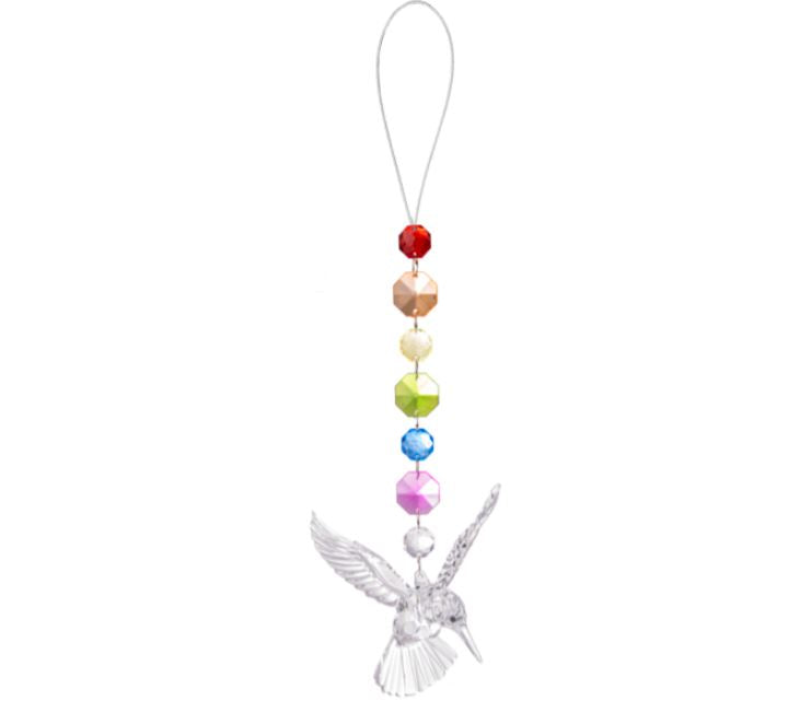 Attrape-soleil colibri en acrylique 23 cm