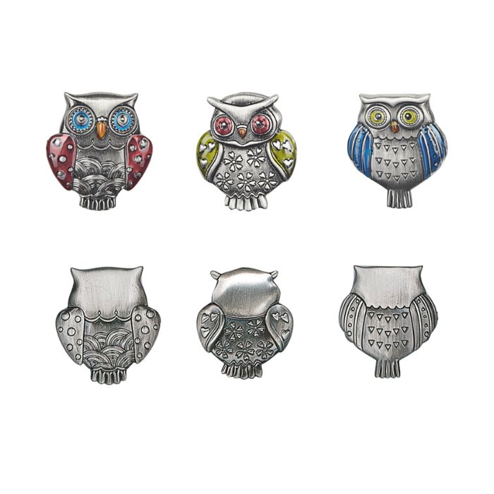Jeton de poche porte-bonheur hibou