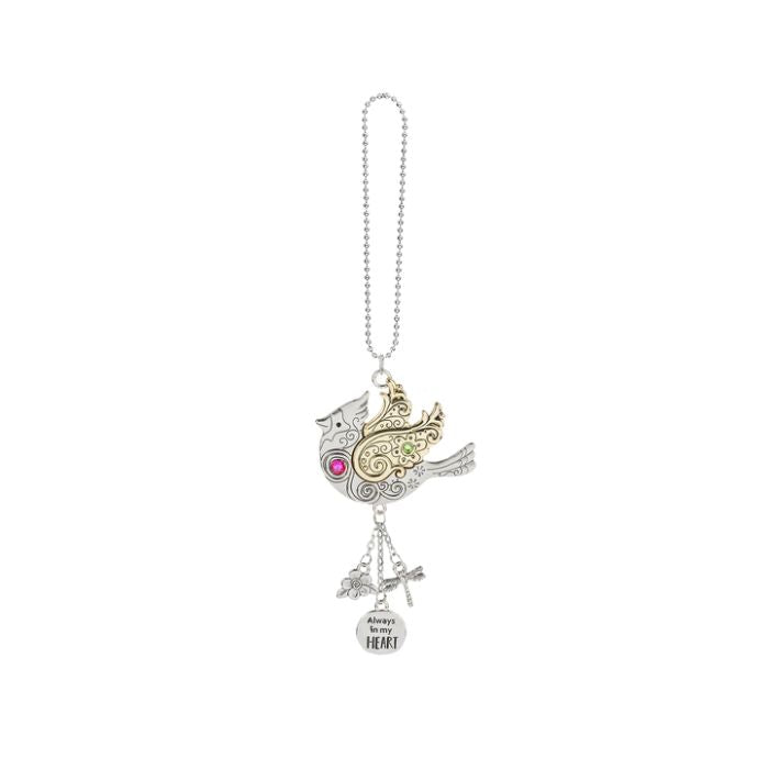 Pendentif pour auto 2 po x 2 po cardinal