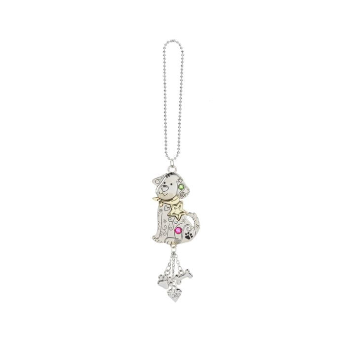 Pendentif pour auto 2 p ox 2 po chien