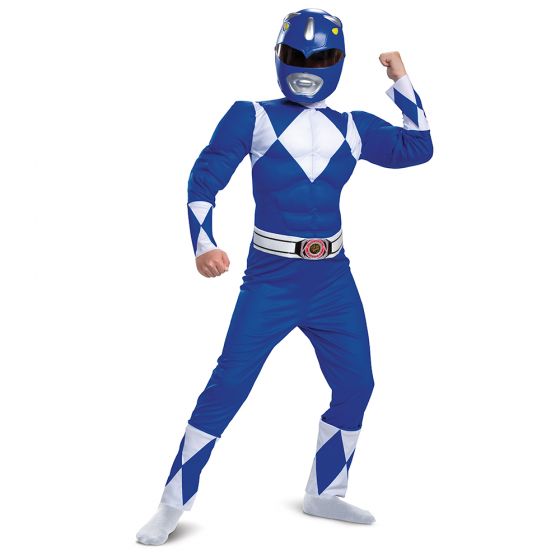 Costume enfant Power Rangers bleu