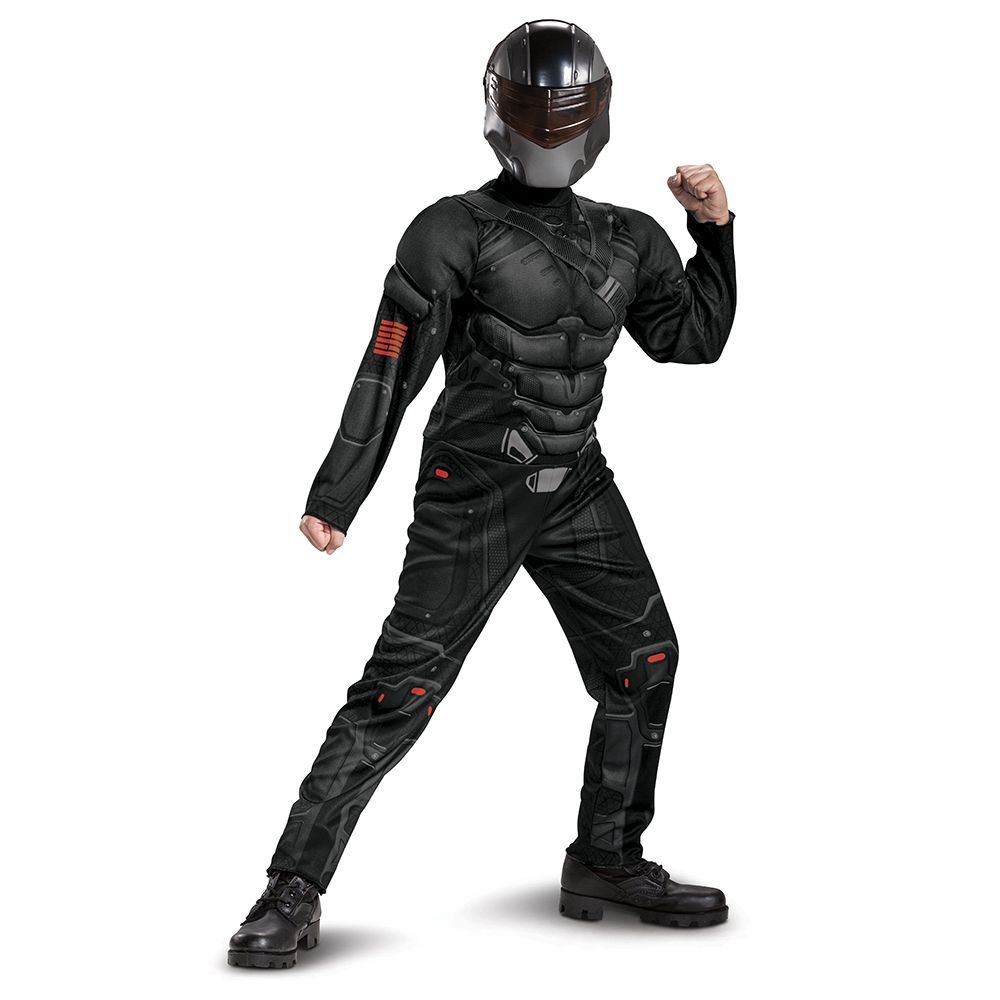 Costume enfant G.I Joe - Snake Eyes musclé