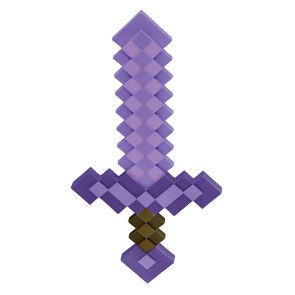 Épée de Minecraft 20,25 po x 10 po mauve