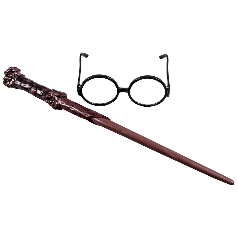 Lunette et baguette d'Harry Potter