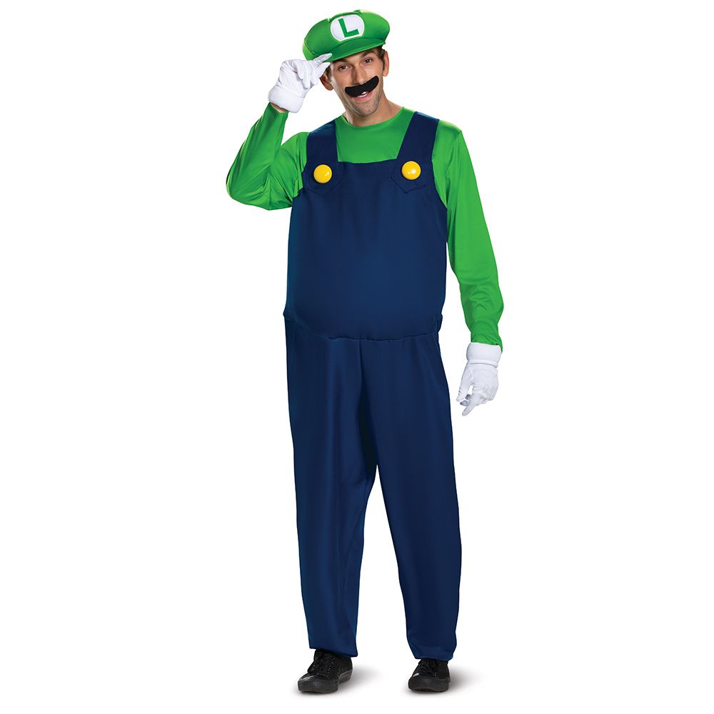 Costume homme Super Mario Luigi