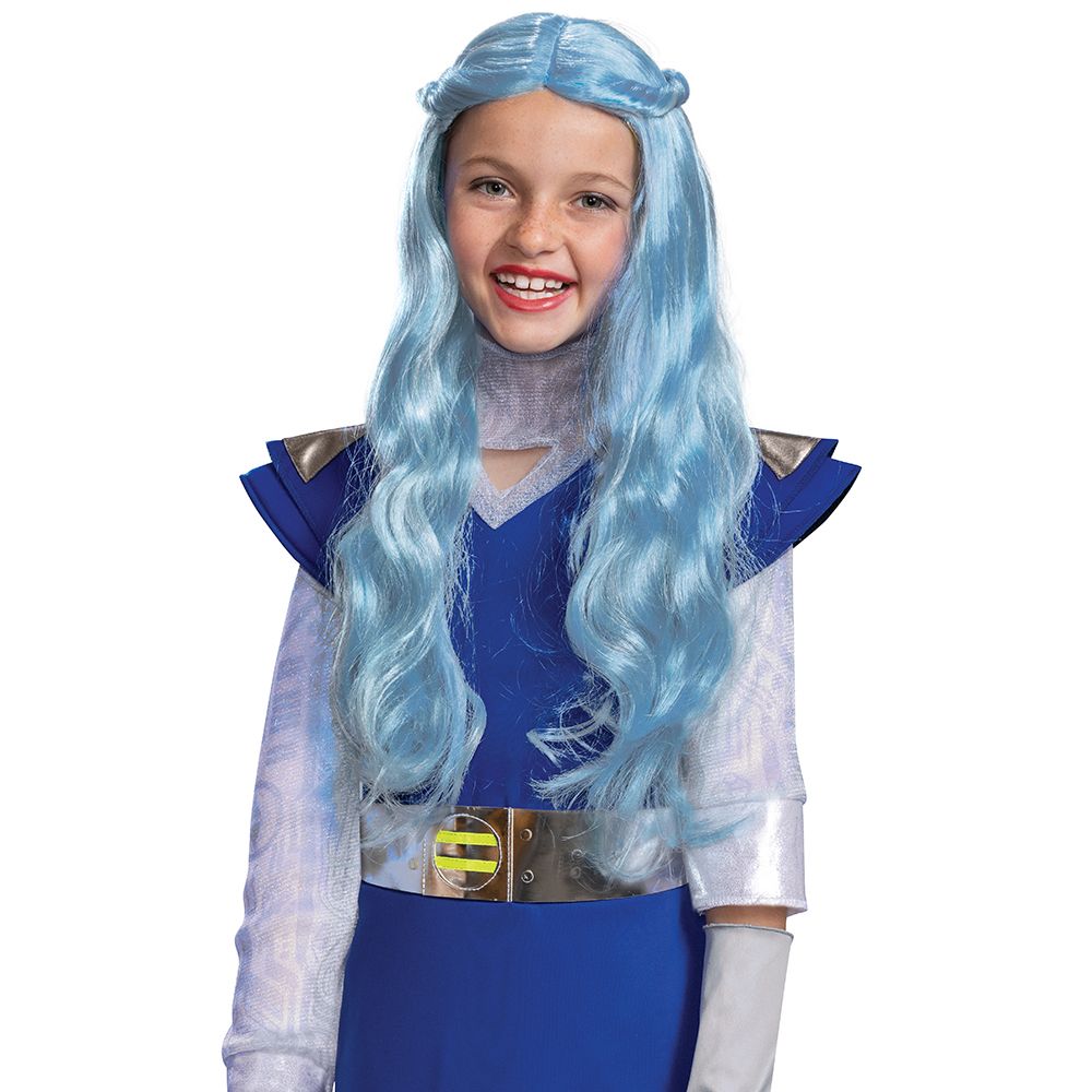 Perruque enfant bleue Addison (Zombies)