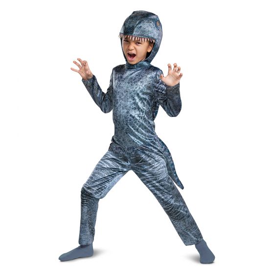 Costume enfant dinosaure bleu